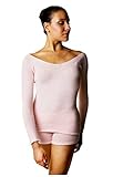 Ballet Neck Stretch Knit Top, Fine Knit Pro Dance Wear by KD dance New York