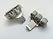 Janrax Triple Hole Metal Pen Holder With Pocket Clip - Doctors, Nurse, Uniform etc