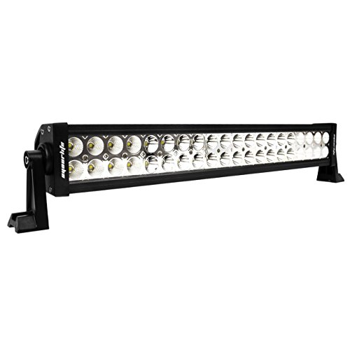 Eyourlife 24" led light bar 7200lm 120w flood spot…