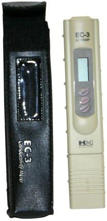 HM Digital EC-3 Handheld Conductivity Tester &amp; Thermometer with Case