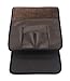 Wanty Velvet Sofa Couch Chair Armrest Soft Caddy Organizer Holder for Remote Control, Cell Phone, Book, Pencil (Brown)