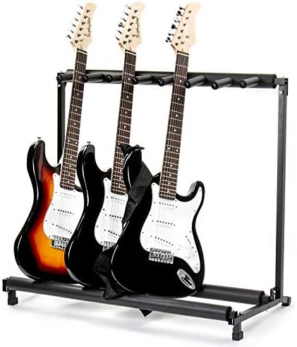 FOBUY7 Way Multi Guitar Rack Holder Stand Electric Acoustic Bass
