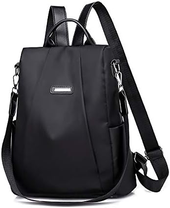 Women Backpack Purse Waterproof Nylon Oxford Cloth Anti-Theft Rucksack Lightweight School Shoulder Bag