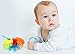 BabyBoo Water-Filled Teething Keys Toy – Hard and Soft – 4 Piece with Small Gum Massaging Bumps for Baby - by Utopia Home