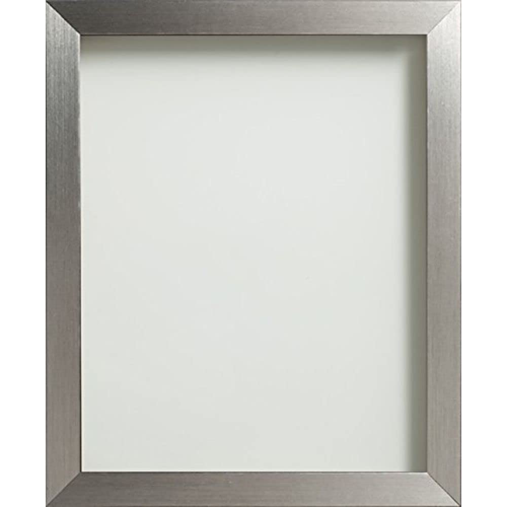 Frame Company Simpson Range Silver Picture Photo Frame, 16x12 inch *Choice of Sizes and Colours* Fitted with Real Glass