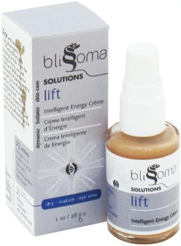 Blissoma Solutions natural skincare Lift Intelligent Energy Creme organic facial moisturizer for mature and dry skin, 1 Oz, 30 ml by Blissoma