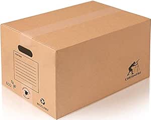 Pack 10 Cajas Carton Mudanza Grandes 500x300x300 - Cajas ...