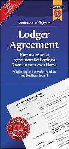 lodger agreement form pack how to create an agreement for letting a room in your own home anthony gold solicitors 9781910143896 amazon com books