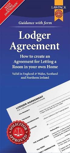 lodger agreement form pack how to create an agreement for letting a room in your own home anthony gold solicitors 9781910143896 amazon com books
