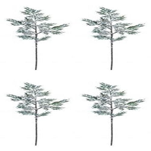 Snowy Artificial Cypress Sprays | 4 Sprays | for Indoor Decor