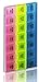 Inspirations 21 Compartments Pill Organizer Box, Medicine Remainder with Snap Lids, 7-Day AM/PM for Pills, Vitamins(6038, 21 Compartment)
