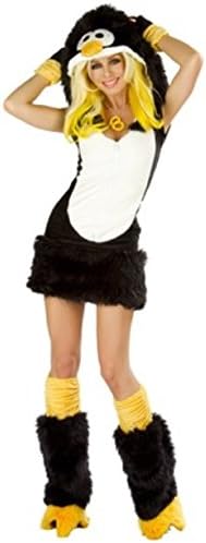Amazon 走れ ペンギン コスプレ ブラック ペンギン 衣装 もこもこ 着ぐるみ ワンピース セクシー コスチューム ぺんぎん コスプレ衣装 Mサイズ コスプレ 仮装 通販