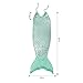 LANGRIA Soft Flannel Mermaid Tail Blanket for Adults Full-Body, All Season Snuggle Sleeping Warm Fishtail Throw Blanket for Bed Sofa Couch (67