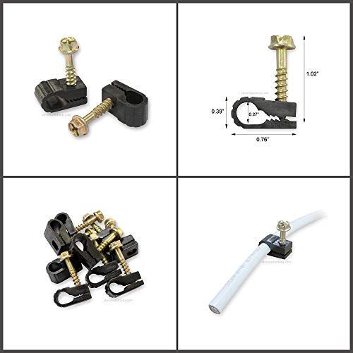 4 STEREN+Grip+Clip+Coaxial+Mounting+Fastener