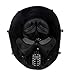 CS Protective Mask Halloween Airsoft Paintball Full Face Skull Skeleton Mask (Black)