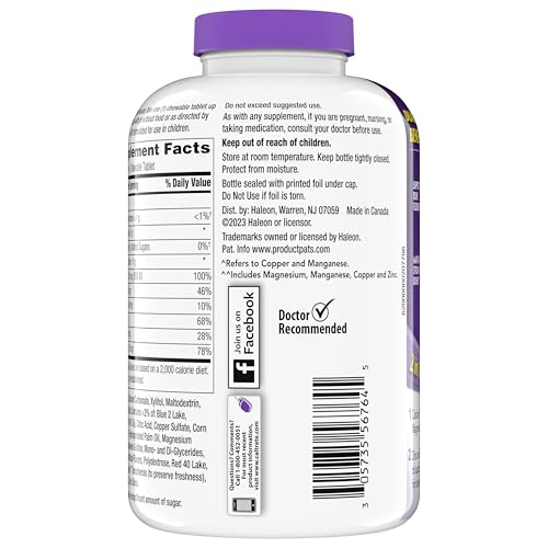 CALTRATE CHEWABLES 600 +D3 PLUS MINERALS CALCIUM AND VITAMIN D, SUGAR FREE, CHERRY, ORANGE AND FRUIT PUNCH, 155 COUNT