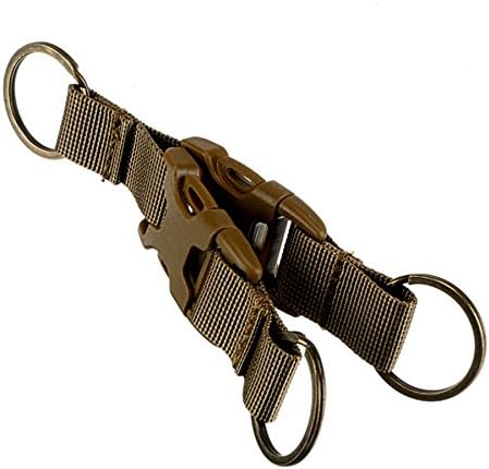 SAUNICE Outdoor multifunctional tactical pocket bag button three-ring key chain movement hang bag accessories