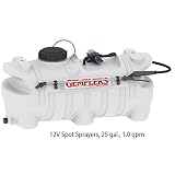 Gempler's Spot Sprayer for Fertilizer, Herbicide and Pesticide - 25 Gallon, 1.0 GPM, 12V, 40 PSI