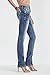 Miss Me Jeans Women's Garden View Floral Embroidered Medium Wash Straight Leg (28)