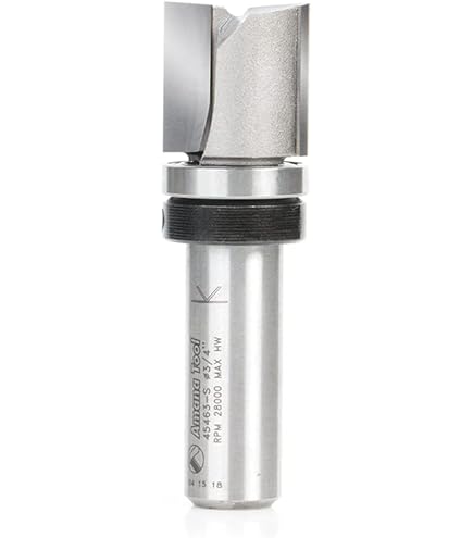Amana Tool 47118 Flush Trim with B.B. Guide 1/2 by 1 by 1/2-Inch