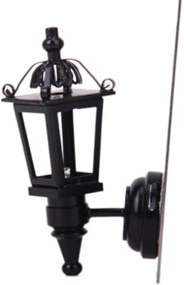 Amazon Es 1 12 Casa De Munecas Modelo De Led Lampara Pared En