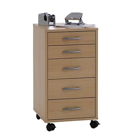 Office Furniture Traditional Design 5 Drawers Vertical Filing