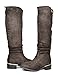 DREAM PAIRS TROLLEY Women's Fashion Knee High Slouchy Side Zipper Riding Boots