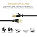 VANDESAIL CAT8 Ethernet Cable, High Speed 20Gbps STP RJ45 Gigabit Network Cables with Gold Plated Connector (6.5ft/2m, Black)