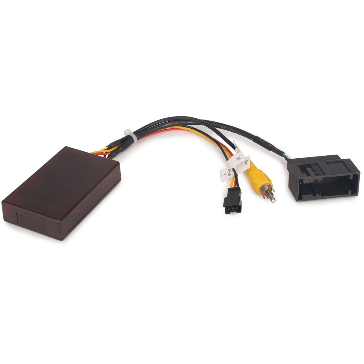 ERISIN RGB To RCA/AV Converter Decoder Box Adapter for VW OEM Rear View Camera 26 PIN