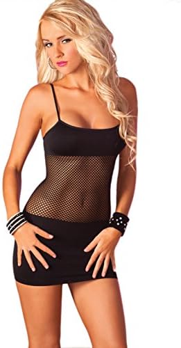 Pink Lipstick Adrenaline Seamless Net Dress Black O/S