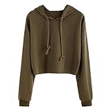 Goddessvan Womens Long Sleeve Hoodie Sweatshirt Jumper Hooded Pullover Hole Tops Blouse Outwear
