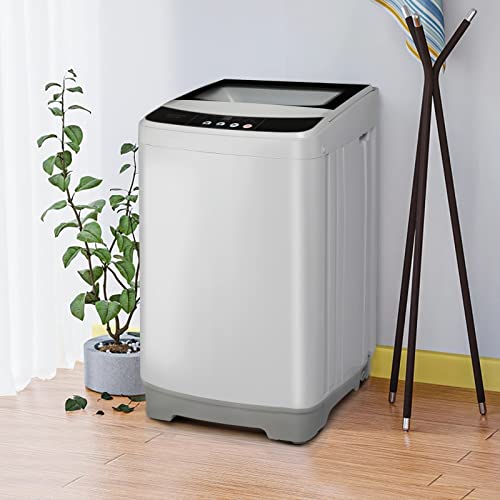 ROVSUN 13lbs Portable Washing Machine, FullAutomatic 1.32cu.ft Washer