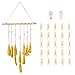 Wall Hanging Photo Display,Macrame Wall Decor Photo Organizer Tassel Wall Hangings Thanksgiving Gift Christmas Decorations(Yellow)