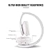 FX-Viktaria Dual Mode Wireless Over-Ear Headphone On Ear Headphone Stereo Headset Lightweight Design, Compatible with iPods, iPhones, iPads, Smartphones, Tablets, PC and Laptops-Whitethumb 4
