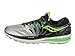 Saucony Men's Hurricane ISO 2 Running Shoe, Black/Silver/Slime, 9.5 M US