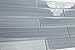 Stratus Perfect Gray Glass Tile. Hand Painted and Custom Made. Perfect for Bathrooms and Kitchens. Color Sample