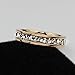 Womens Stainless Steel Rose Gold Wedding Ring Channel Set Cubic Zirconia Engagement Eternity Band for Her (7)