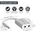 StarTech.com White Slim Mini Jack Headphone Splitter Cable Adapter - 3.5mm Audio Mini Stereo Y Splitter - 3.5mm Male to 2x 3.5mm Female (MUY1MFFADPW),White - Slim
