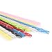 51 Pieces Reusable Plastic Straws. BPA-Free, 9 Inch Long Drinking Transparent Straws Fit for Mason Jar, Yeti Tumbler, Cleaning Brush Included.