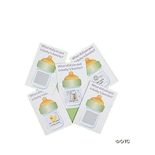 Baby Shower Games Set for 24 - Baby Shower Bingo, Whats in Your Purse Game, Word Scramble, Scratch Tickets and New Mommy Advice Cards - Thumbnail 3