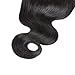 DMS Body Wave Human Hair Lace Closure 4x4 Free Part Swiss Lace Closure 12A Brazilian Virgin Hair Top (18 Inch)