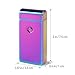 Tinksky Electric Rechargeable Lighter Dual Arc Flameless USB Cigarette Windproof Lighter Valentine's Day gift for Men (Colorful)