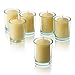 Light In The Dark Ivory Votive Candles - Box of 36 Unscented Bulk Candles - 15 Hour Burn Time - for Weddings, Restaurants, Parties, Spa and Decorations.