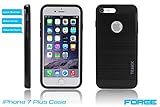 TRAKK FORCE iPhone 7 Plus Case, Elite Premium Modern Slim Cushion - Brushed Metal, Dual Layer TPU, Anti-Scratch, Shock Absorption Heavy Duty Apple iphone 7 plus protective case 5.5
