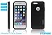 TRAKK FORCE iPhone 7 Plus Case, Elite Premium Modern Slim Cushion - Brushed Metal, Dual Layer TPU, Anti-Scratch, Shock Absorption Heavy Duty Apple iphone 7 plus protective case 5.5", Black