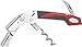 Trudeau Corp. Turbo double Lever Corkscrew, Red, Stainless/Red