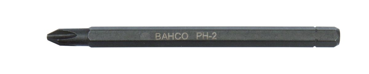 Bahco 8610-2P Hexagonal Blades for Phillips Head Screws, Grey, 1/4-Inch, 100 mm Size 1, Set of 2 Piece