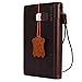 Genuine Vintage Leather Case fit for Samsung Galaxy S7 Book Wallet Luxury Cover S Handmade Retro Id s 7 brown chocolate DavisCase