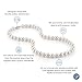 The Pearl Source 14K Gold AAA Quality Round White Freshwater Cultured Pearl Necklace for Women in 20