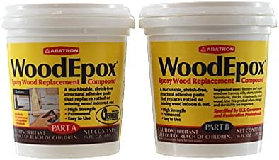 2 Part (A &amp; B - 6 Ounces Each) Wood Epoxy Kit